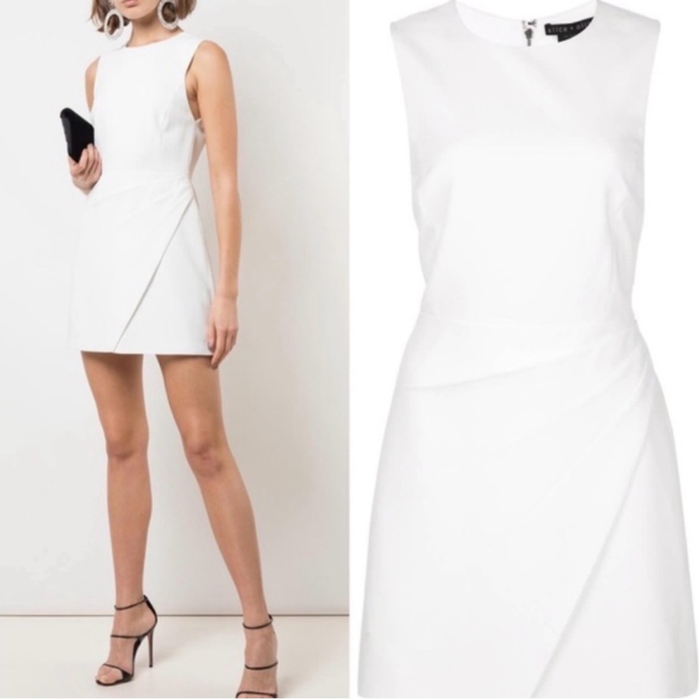 Alice + Olivia White Mini Dress